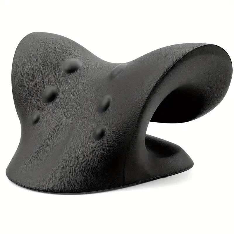 Neck Shoulder Stretcher Relaxer Cervical Spine Stretch Muscle Relaxation Traction Device Massage Pillow Correction Chiropractic - Bodily Fitness