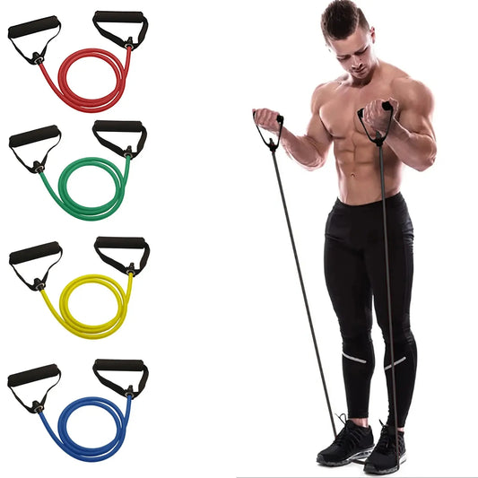 Resistance Bands With Handles, Exercise Bands, Workout Bands With Handles For Men Women, Strength Training Equipment At Home - Bodily Fitness