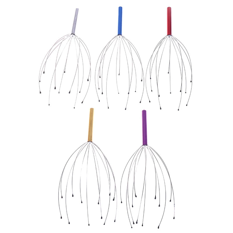 Head Relax Massager Healing Neck Claw Massage Anti-stress Pain Relief Octopus Scalp Relax Spa Headache Stimulate Blood Circulate - Bodily Fitness