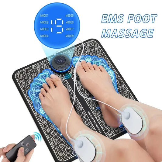 Electric Foot Massager Pad Muscle Massage Relaxation Trainer For Massage Fitness Outdoor Sport Home Family Relax - Bodily Fitness