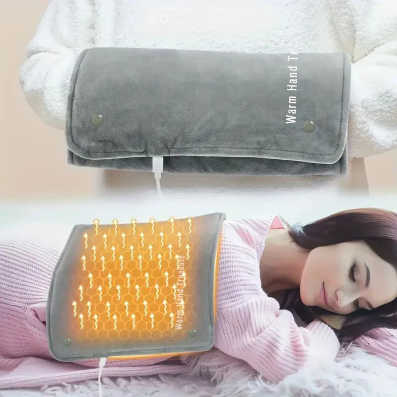 New Graphene Quick Heating Warming Pad with Adjustable Temperature and Timing USB Power Supply Office and Home Warming Handbags - Bodily Fitness