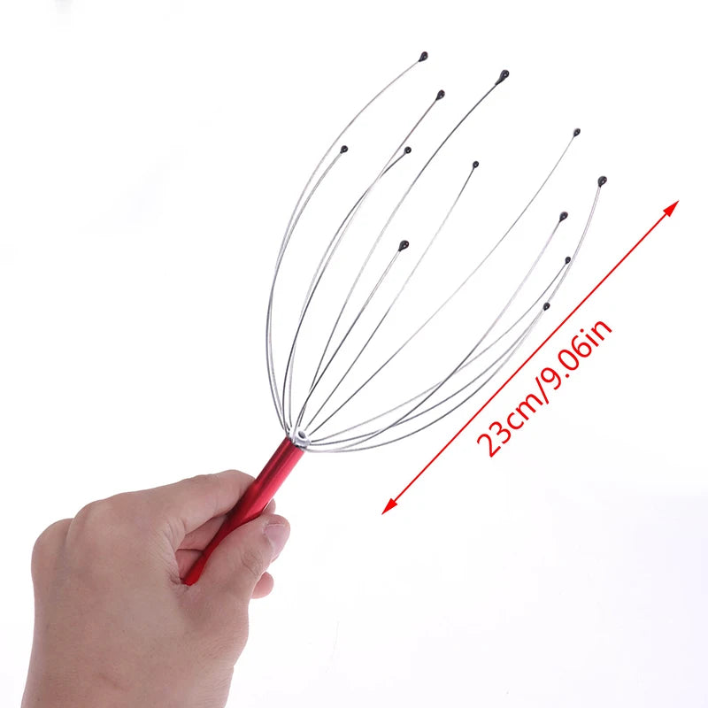 Head Relax Massager Healing Neck Claw Massage Anti-stress Pain Relief Octopus Scalp Relax Spa Headache Stimulate Blood Circulate - Bodily Fitness