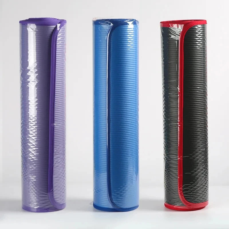 10mm Extra Thick Yoga Mats for Beginners anti-slip Exercise Mats for GYM Fitness Pilates Meditation Pads Home gym Workout Mats - Bodily Fitness