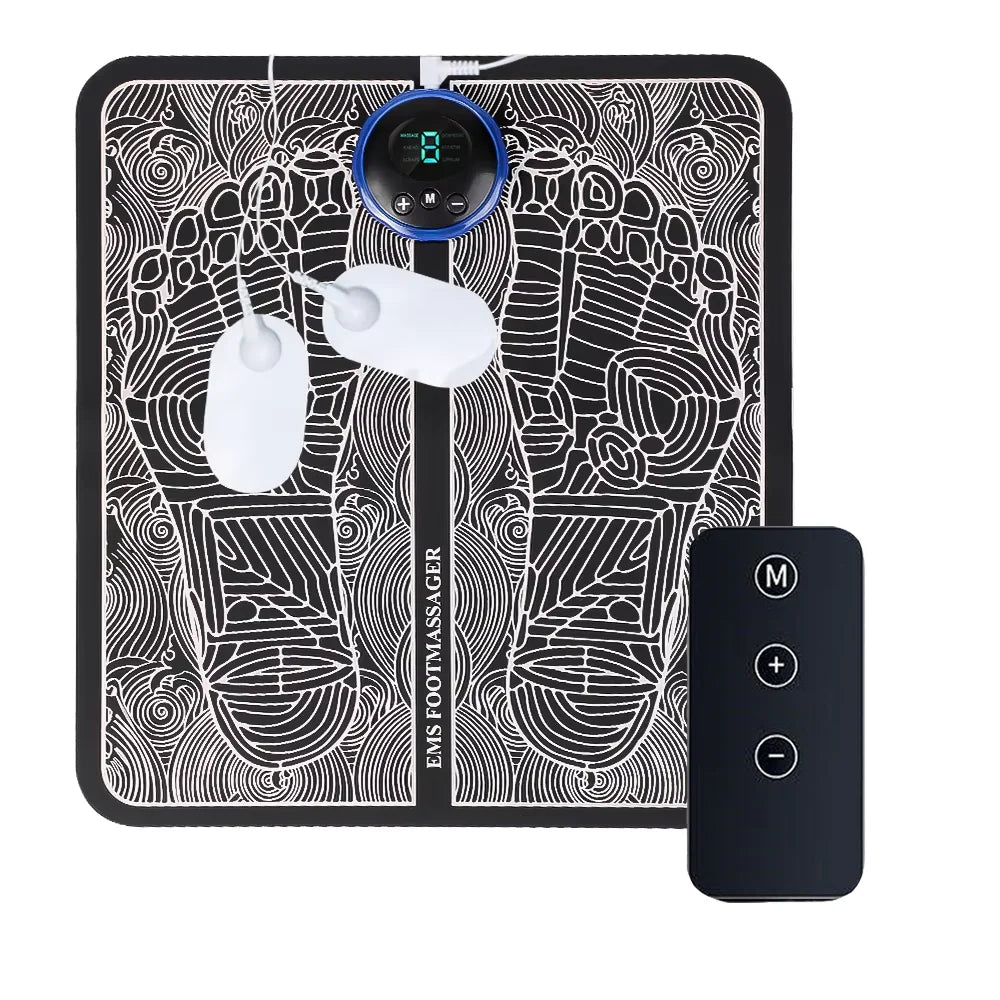 Electric Foot Massager Pad Muscle Massage Relaxation Trainer For Massage Fitness Outdoor Sport Home Family Relax - Bodily Fitness