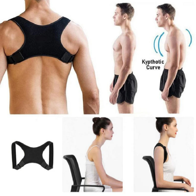 Adjustable Posture Corrector Back Brace Shoulder Support Corrector Prevention Humpback Back Health Care - Bodily Fitness