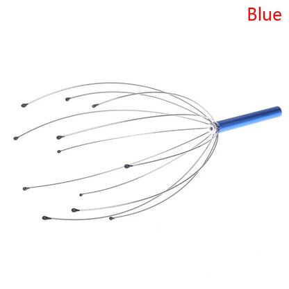 Head Relax Massager Healing Neck Claw Massage Anti-stress Pain Relief Octopus Scalp Relax Spa Headache Stimulate Blood Circulate - Bodily Fitness