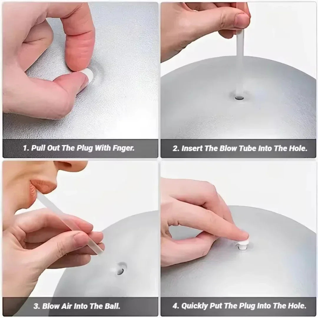 25cm Yoga Ball Exercise Gymnastic Fitness Pilates Ball Balance Exercise Gym Fitness Yoga Core Ball Indoor Training Equipment - Bodily Fitness