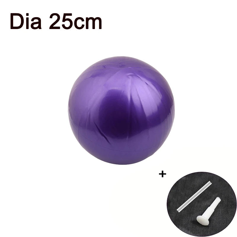 45/25cm Yoga Ball Gym Fitness Balls Sports Pilates Birthing Fitball Exercise Training Workout Massage Ball Pump Can Be Selected - Bodily Fitness