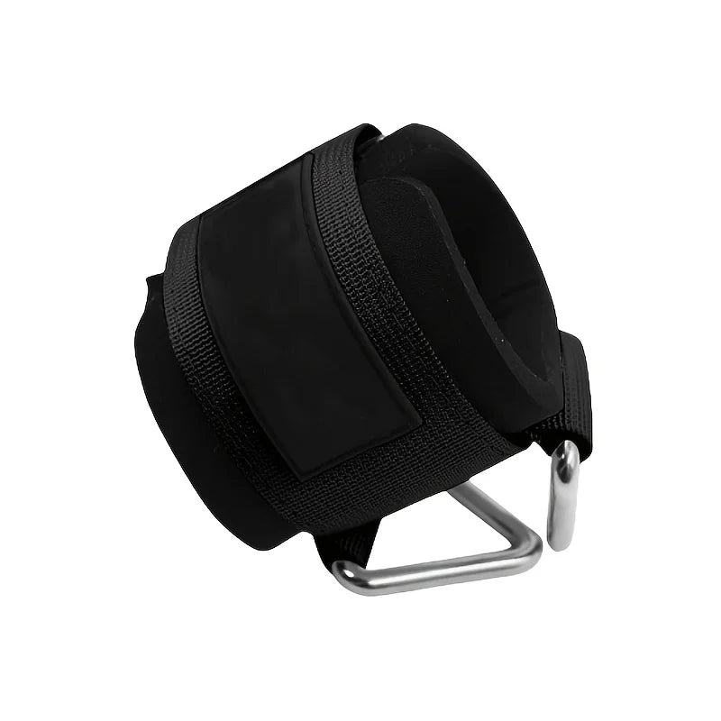 1 Pc Wrist Cuffs for Cable Machine, Adjustable Neoprene Padding, One Size Fit All, Fitness Wrist Straps for Men Women - Bodily Fitness