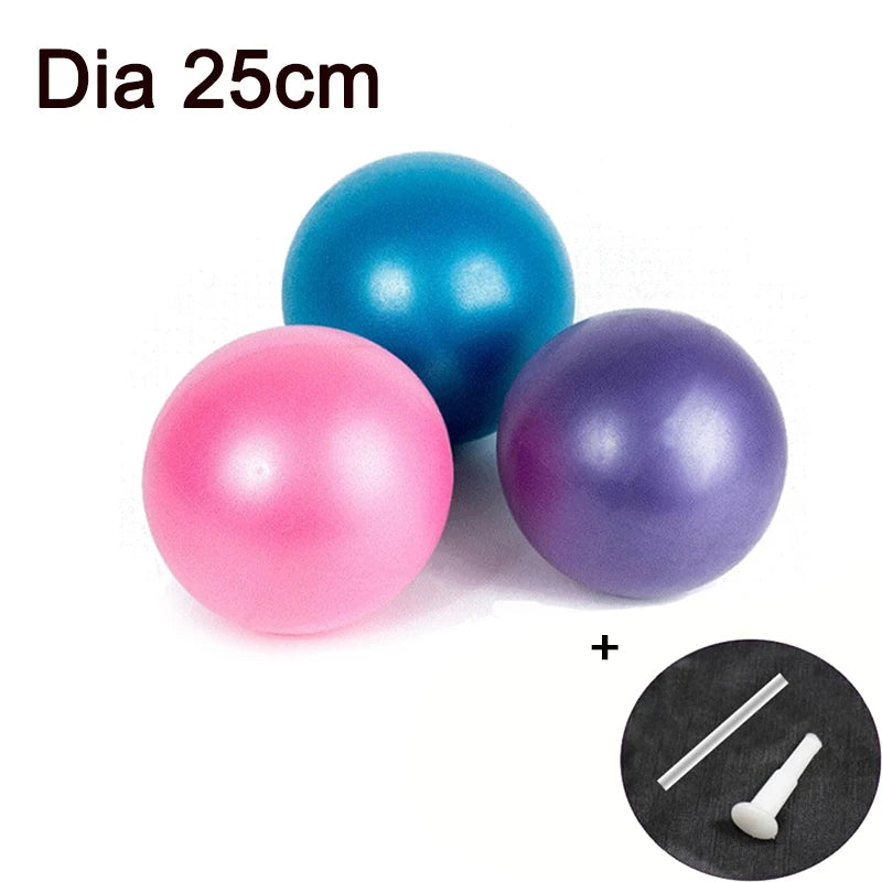 45/25cm Yoga Ball Gym Fitness Balls Sports Pilates Birthing Fitball Exercise Training Workout Massage Ball Pump Can Be Selected - Bodily Fitness