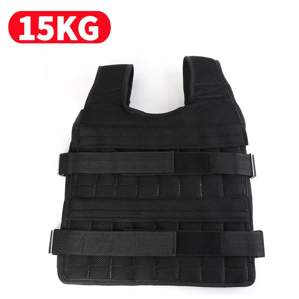 3/20/15/35/50kg Weighted Vest Adjustable Weighted Exercise Vest Workout Equipment for Running Training Workout Jogging Walking - Bodily Fitness