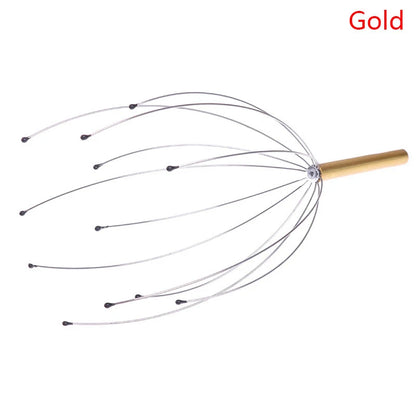 Head Relax Massager Healing Neck Claw Massage Anti-stress Pain Relief Octopus Scalp Relax Spa Headache Stimulate Blood Circulate - Bodily Fitness