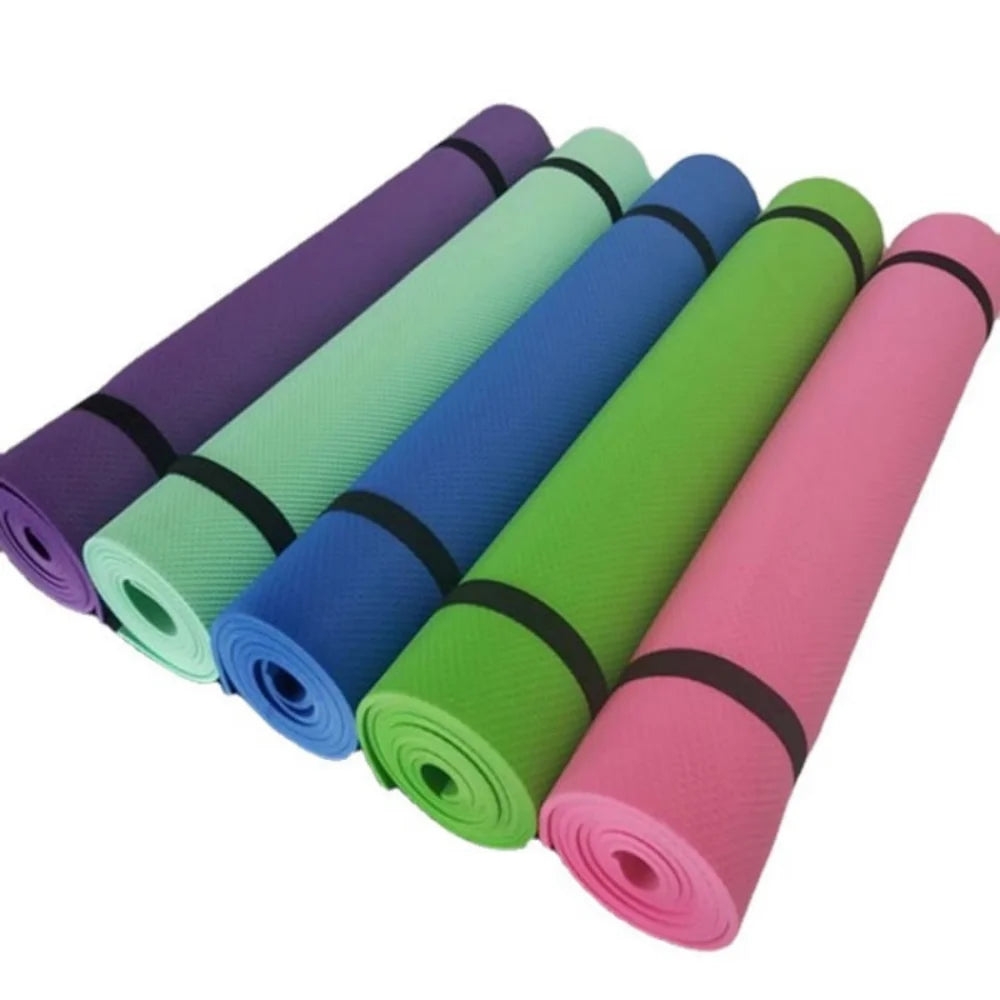 Yoga Mat Anti-skid Sports Fitness Mat 3MM-6MM Thick EVA Comfort Foam yoga matt for Exercise Yoga and Pilates Gymnastics mat - Bodily Fitness