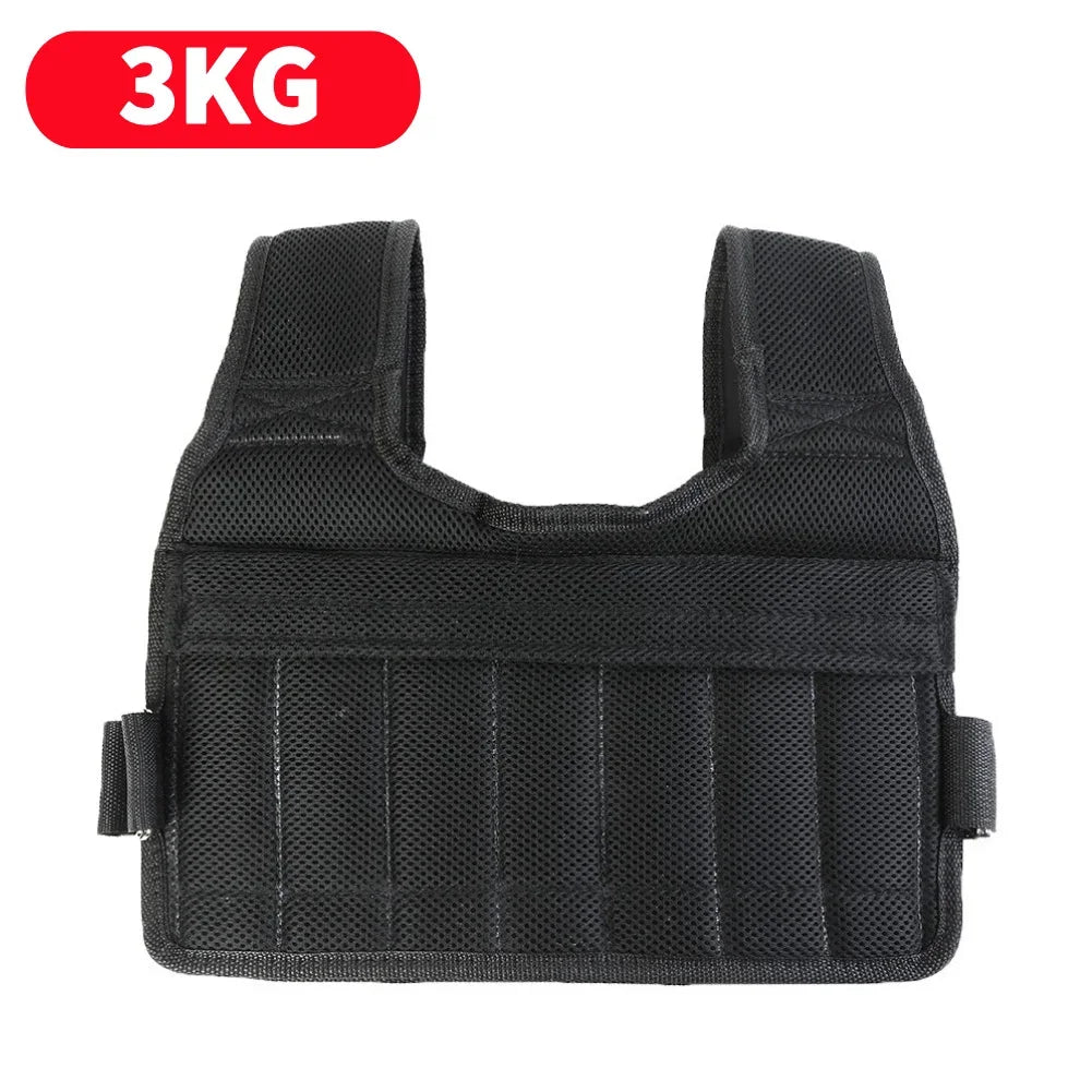 3/20/15/35/50kg Weighted Vest Adjustable Weighted Exercise Vest Workout Equipment for Running Training Workout Jogging Walking - Bodily Fitness