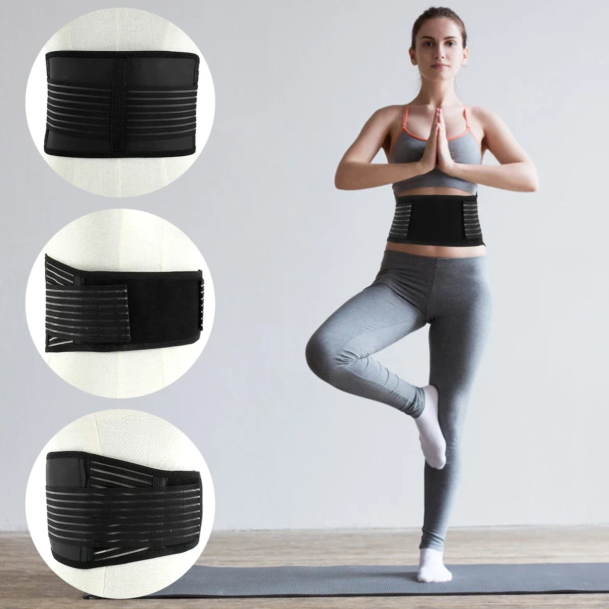 Back Support Belt Breathable Lower Back Brace Pain Relief Adjustable Self-Warming Comfort Lumbar Support Back Brace - Bodily Fitness