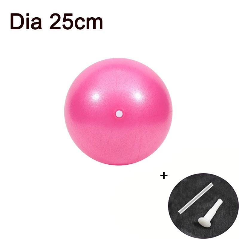 45/25cm Yoga Ball Gym Fitness Balls Sports Pilates Birthing Fitball Exercise Training Workout Massage Ball Pump Can Be Selected - Bodily Fitness