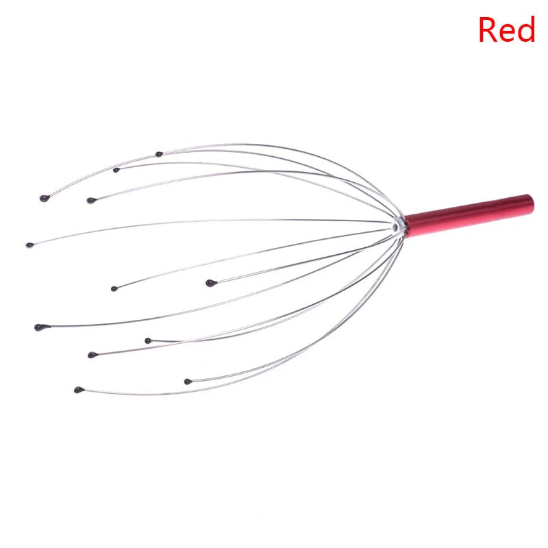 Head Relax Massager Healing Neck Claw Massage Anti-stress Pain Relief Octopus Scalp Relax Spa Headache Stimulate Blood Circulate - Bodily Fitness