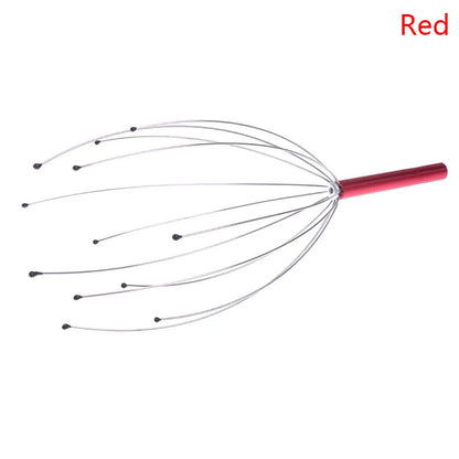 Head Relax Massager Healing Neck Claw Massage Anti-stress Pain Relief Octopus Scalp Relax Spa Headache Stimulate Blood Circulate - Bodily Fitness