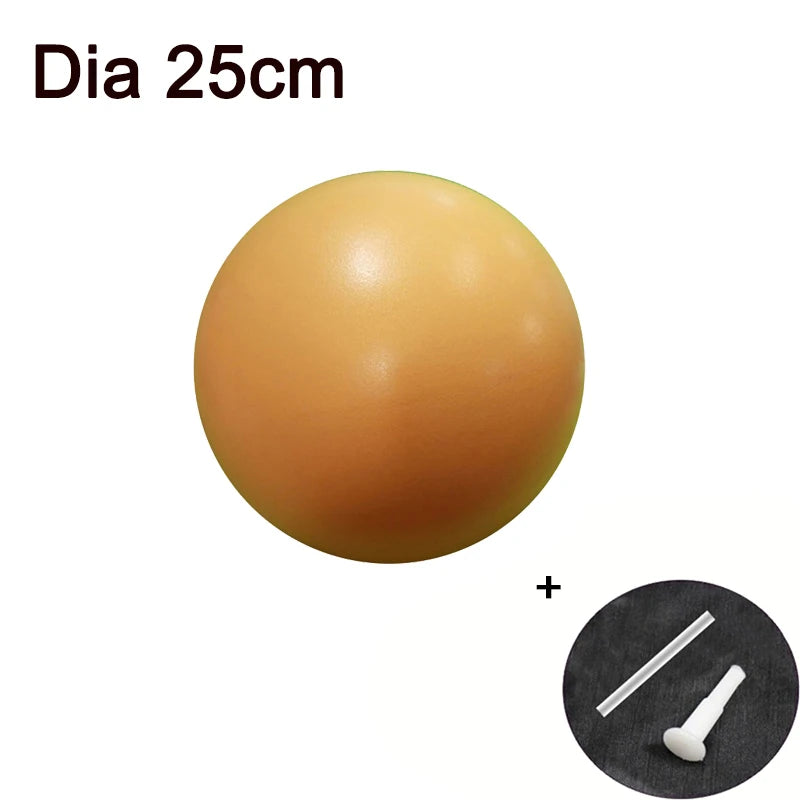 45/25cm Yoga Ball Gym Fitness Balls Sports Pilates Birthing Fitball Exercise Training Workout Massage Ball Pump Can Be Selected - Bodily Fitness