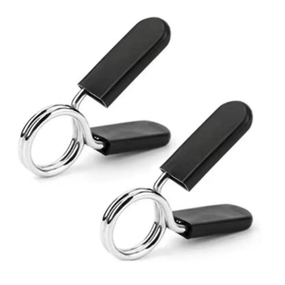 1 Pair Gym Barbell Clips Dumbell Anti-loosening Spring Collar Clips Safety Protection Stable Barbell Lock Clamp Fitness Training - Bodily Fitness