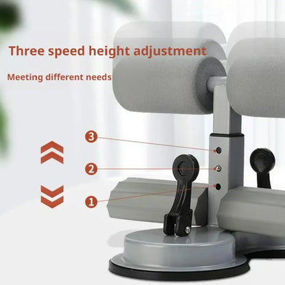 Sit-up Aids Home Indoor Suction Cup Fixed Fitness Equipment Curls Abdominal Muscles Strength Strength Training Rope Ab Machine - Bodily Fitness