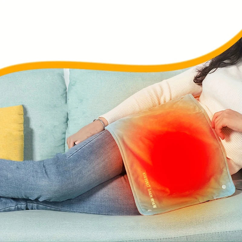 New Graphene Quick Heating Warming Pad with Adjustable Temperature and Timing USB Power Supply Office and Home Warming Handbags - Bodily Fitness