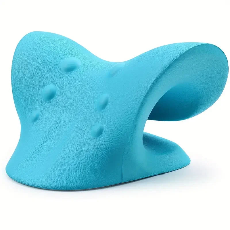 Neck Shoulder Stretcher Relaxer Cervical Spine Stretch Muscle Relaxation Traction Device Massage Pillow Correction Chiropractic - Bodily Fitness