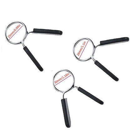 1 Pair Gym Barbell Clips Dumbell Anti-loosening Spring Collar Clips Safety Protection Stable Barbell Lock Clamp Fitness Training - Bodily Fitness