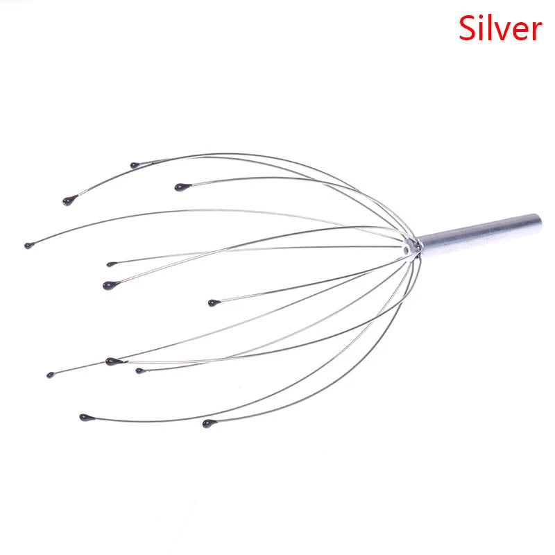 Head Relax Massager Healing Neck Claw Massage Anti-stress Pain Relief Octopus Scalp Relax Spa Headache Stimulate Blood Circulate - Bodily Fitness