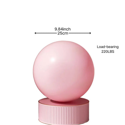 Pilates Ball 9.84-inch Compact Exercise Ball Yoga Bar Core Training Stability Ball (Includes Ball Only; Pump Not Included) - Bodily Fitness