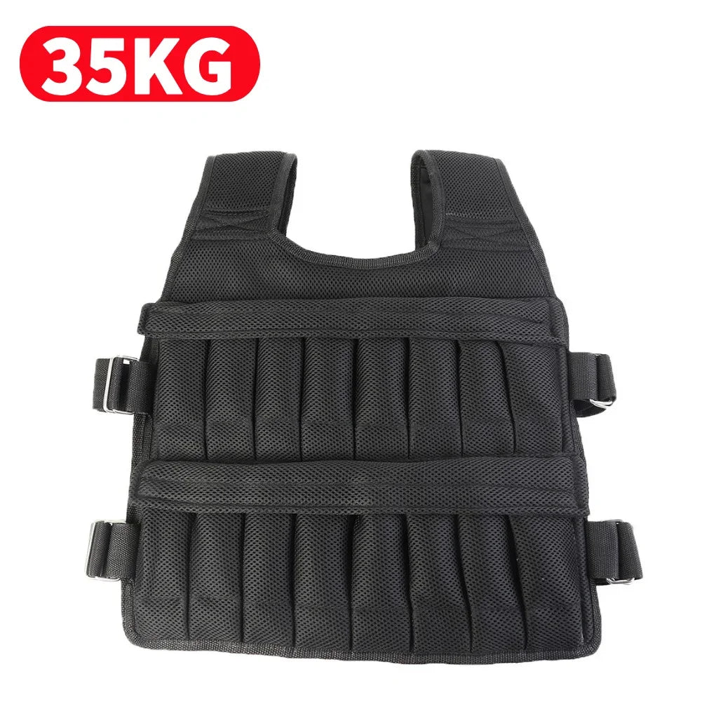3/20/15/35/50kg Weighted Vest Adjustable Weighted Exercise Vest Workout Equipment for Running Training Workout Jogging Walking - Bodily Fitness