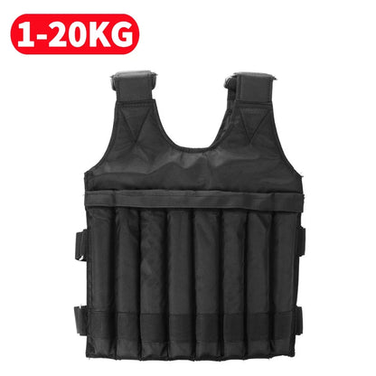 3/20/15/35/50kg Weighted Vest Adjustable Weighted Exercise Vest Workout Equipment for Running Training Workout Jogging Walking - Bodily Fitness
