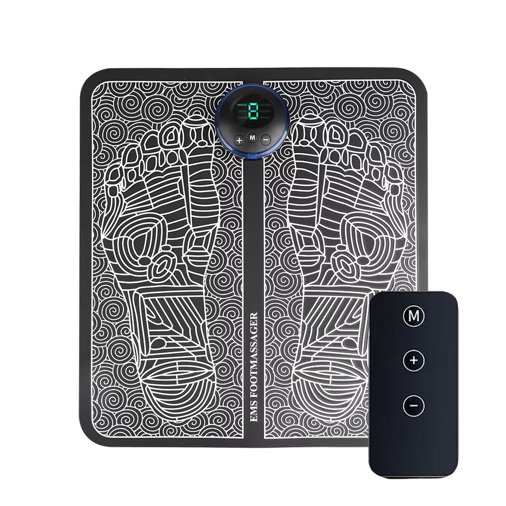 Electric Foot Massager Pad Muscle Massage Relaxation Trainer For Massage Fitness Outdoor Sport Home Family Relax - Bodily Fitness