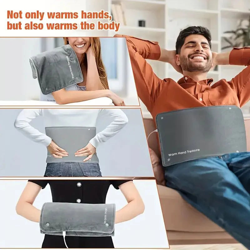New Graphene Quick Heating Warming Pad with Adjustable Temperature and Timing USB Power Supply Office and Home Warming Handbags - Bodily Fitness