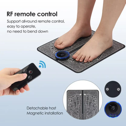 Electric Foot Massager Pad Muscle Massage Relaxation Trainer For Massage Fitness Outdoor Sport Home Family Relax - Bodily Fitness